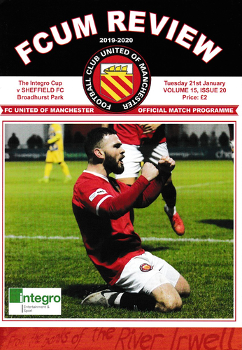 FC United of Manchester v Sheffield - The Integro Cup - 21.01.20