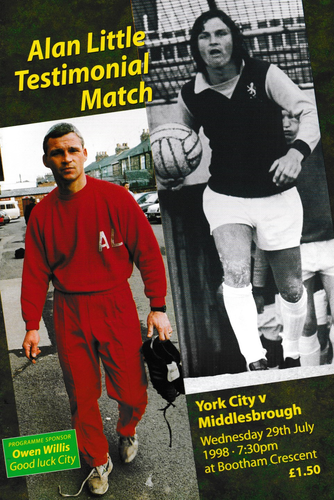 York City v Middlesbrough - Alan Little Testimonial - 29.07.98