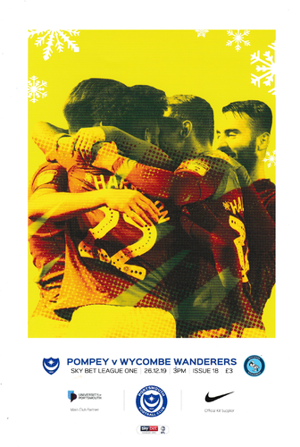 Portsmouth v Wycombe Wanderers - League - 26.12.19