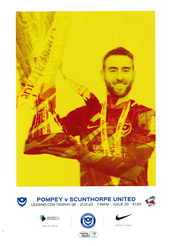 Portsmouth v Scunthorpe United - Leasing.com Trophy - 21.01.20