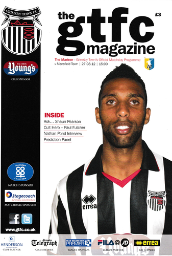Grimsby Town v Mansfield Town - League - 27.08.12