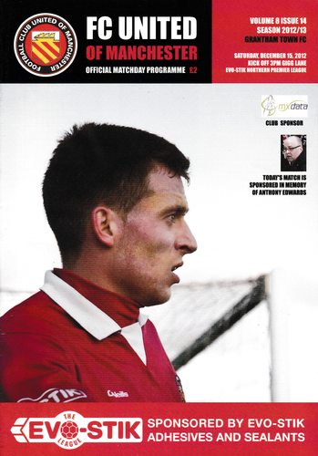 FC United of Manchester v Grantham Town - League - 15.12.12