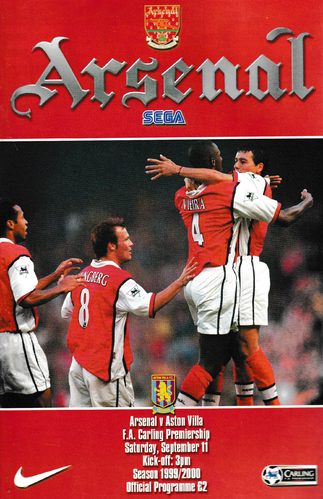 Arsenal v Aston Villa - League - 11.09.99