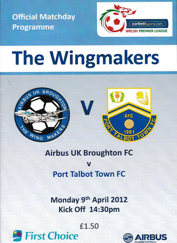 Airbus UK Broughton v Port Talbot Town - League - 09.04.12