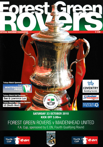 Forest Green Rovers v Maidenhead United - FA Cup - 23.10.10
