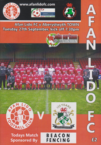 Afan Lido v Aberystwyth Town - League - 27.09.11
