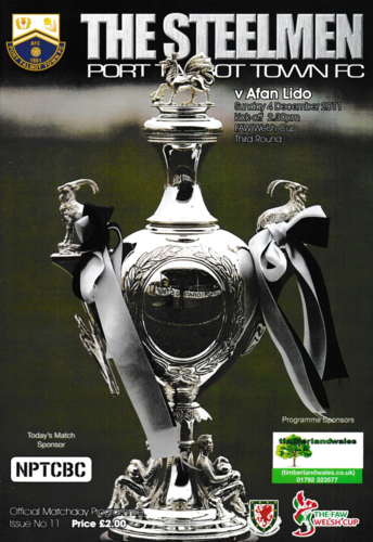 Port Talbot Town v Afan Lido - FAW Welsh Cup - 04.12.11