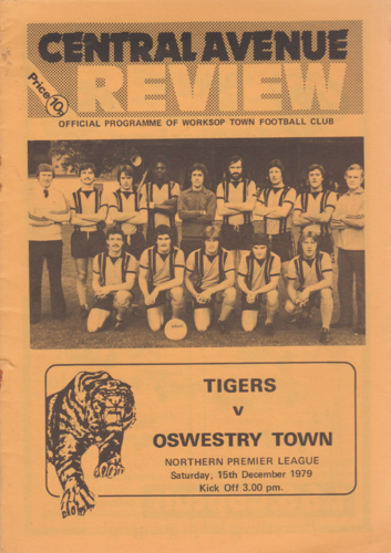Worksop Town v Oswestry Town - League - 15.12.79