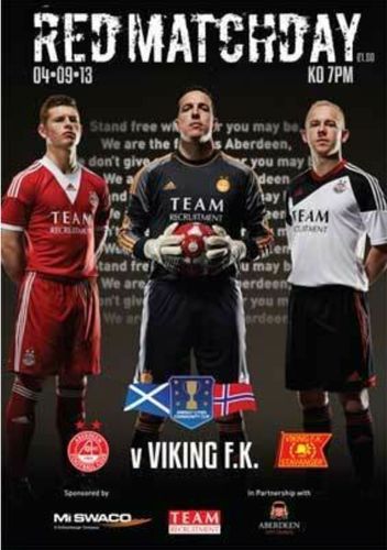 Aberdeen v Viking FK - Friendly - 04.09.13