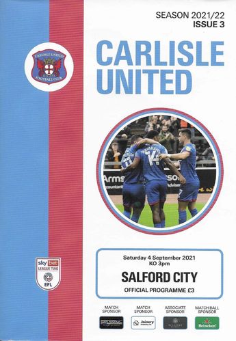Carlisle United v Salford City - League - 04.09.21