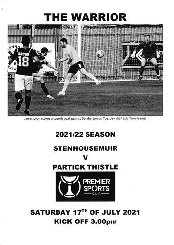 Stenhousemuir v Partick Thistle - Premier Sports Cup - 17.07.21