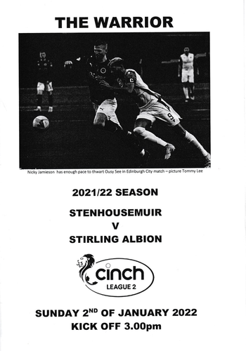 Stenhousemuir v Stirling Albion - League - 02.01.22