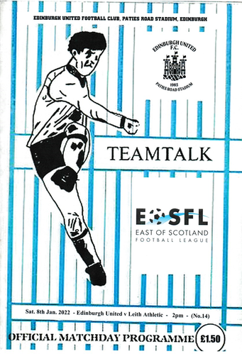 Edinburgh United v Leith Athletic - League - 08.01.22