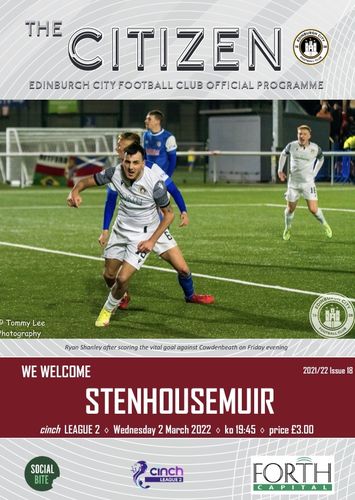Edinburgh City v Stenhousemuir - League - 02.03.22