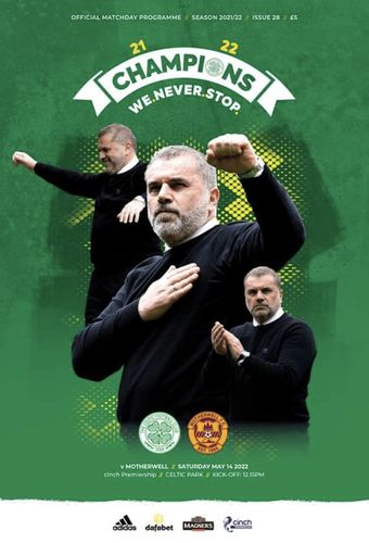 Celtic v Motherwell - League - 14.05.22
