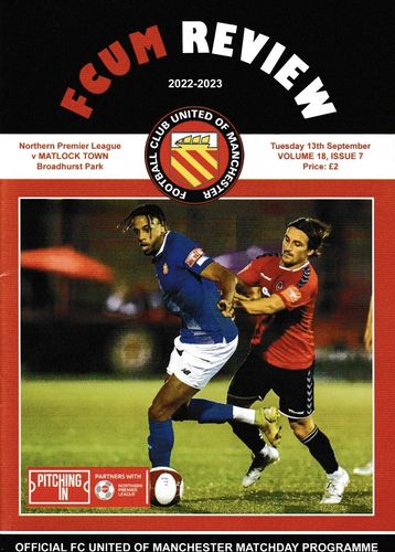 FC United of Manchester v Matlock Town - League - 13.09.22