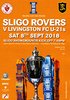 Sligo Rovers v Livingston U21s - Irn Bru Cup - 08.09.18