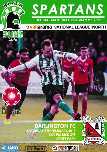 Blyth Spartans v Darlington - League - 09.02.19