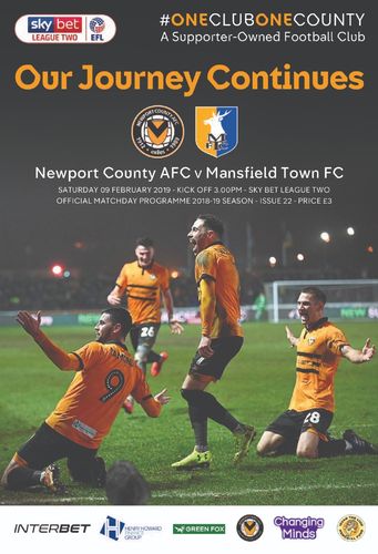 Newport County v Mansfield Town - League - 09.02.19