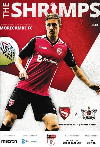 Morecambe v Exeter City - League - 11.08.18