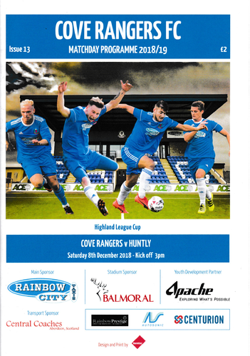 Cove Rangers v Huntly - Highland League Cup - 08.12.18
