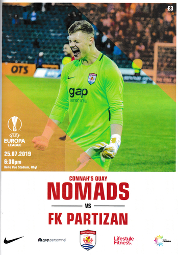 Connah's Quay Nomads v FK Partizan - Europa League - 25.07.19