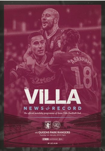Aston Villa v QPR - League - 01.01.19