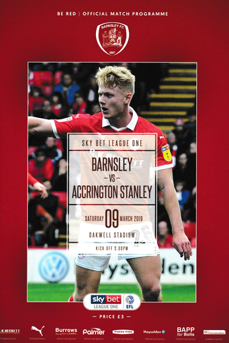 Barnsley v Accrington Stanley - League - 09.03.19