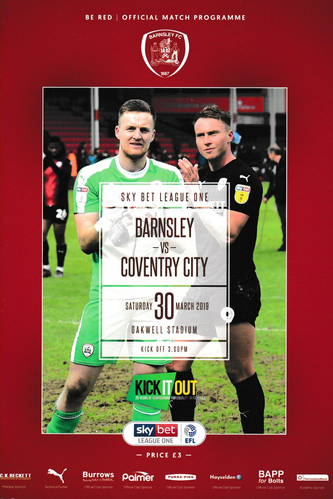 Barnsley v Coventry City - League - 30.03.19