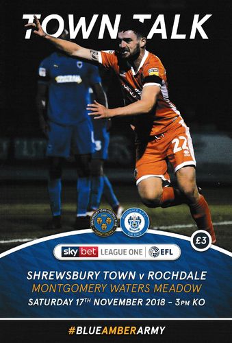 Shrewsbury Town v Rochdale - League - 17.11.18