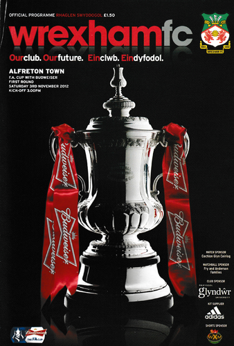 Wrexham v Alfreton Town - FA Cup - 03.11.12