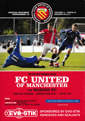 FC United of Manchester v Marine - League - 20.04.11