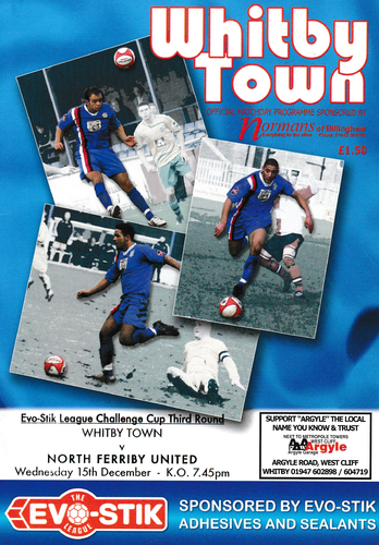 Whitby Town v North Ferriby United - Challenge Cup - 15.12.10