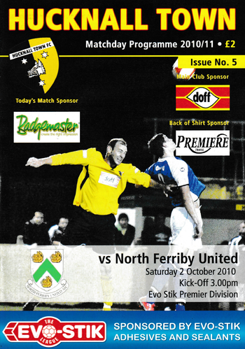 Hucknall Town v North Ferriby United - League - 02.10.10