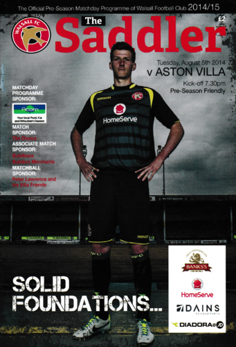 Walsall v Aston Villa - Friendly - 05.08.14