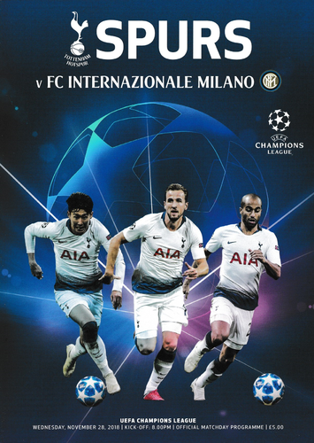 Tottenham Hotspur v Inter Milan - Champions League - 28.11.18