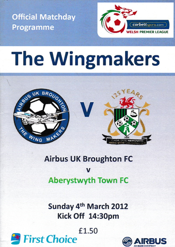 Airbus UK Broughton v Aberystwyth Town - League - 04.03.12