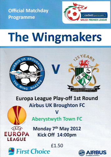 Airbus UK Broughton v Aberystwyth Town - Europa League Play-Off 1st Round - 07.05.12
