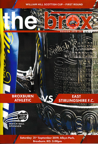 Broxburn Athletic v East Stirlingshire - Scottish Cup - 21.09.19