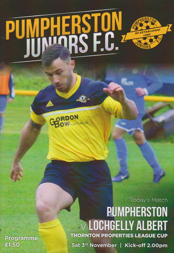 Pumpherston v Lochgelly Albert - Thornton League Cup - 03.11.18