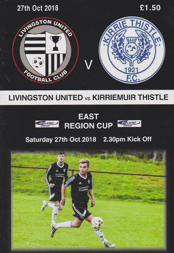 Livingston United v Kirriemuir Thistle - DJ Laing Cup - 27.10.18