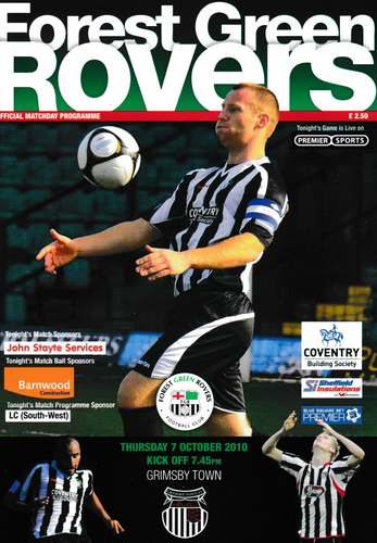 Forest Green Rovers v Grimsby Town - League - 07.10.10