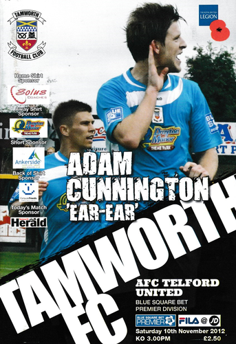 Tamworth v AFC Telford United - League - 10.11.12