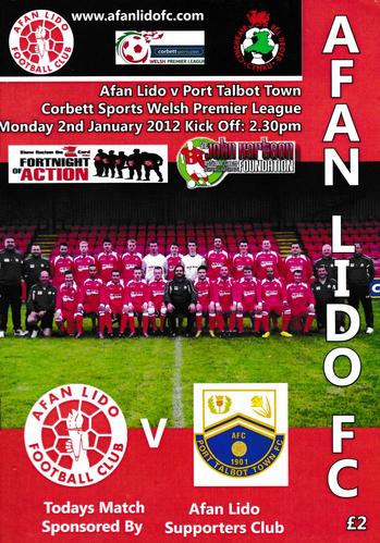 Afan Lido v Port Talbot Town - League - 02.01.12