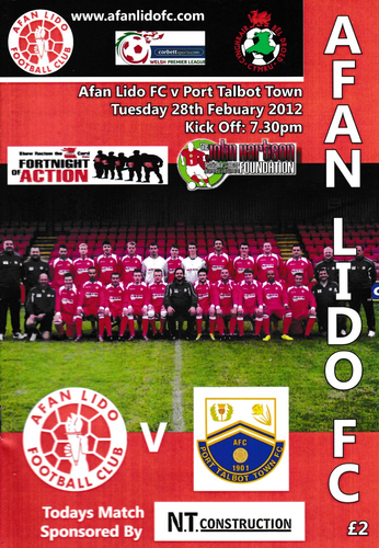 Afan Lido v Port Talbot Town - League - 28.02.12