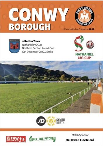 Conwy Borough v Ruthin Town - Nathanial MG Cup - 12.12.20