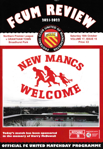 FC United of Manchester v Grantham Town - League - 16.10.21