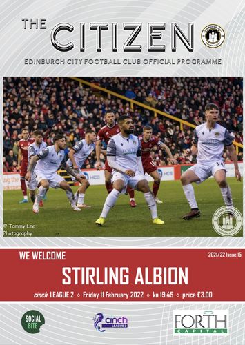 Edinburgh City v Stirling Albion - League - 11.02.22