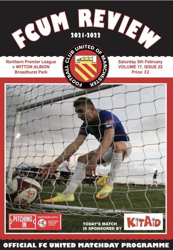 FC United of Manchester v Witton Albion - League - 05.02.22