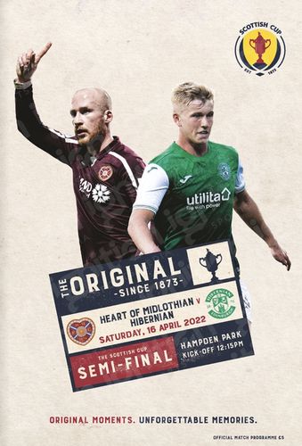 Heart of Midlothian v Hibernian - Scottish Cup Semi-Final - 16.04.22